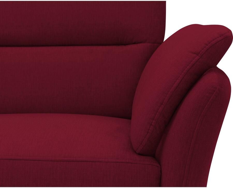 DOMO collection 2-zitsbank Pina smalle armleuningen met bonellvering compact & elegant