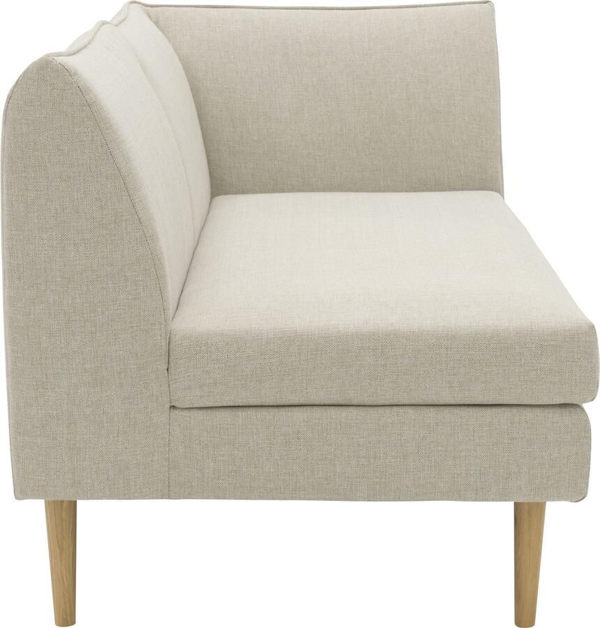 DOMO collection Bank-hoekelement Filho individueel uitbreidbaar Polstermöbel voor terras tuin en balkon speciaal voor buiten