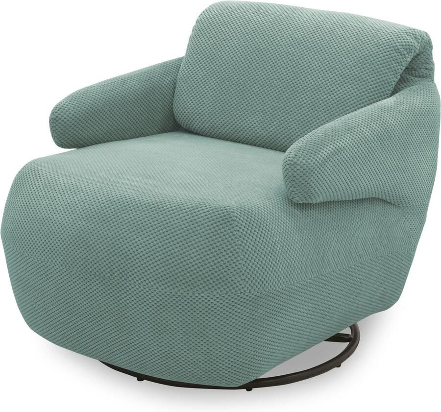 DOMO collection Fauteuil 700015 met verstelbare rugleuning en draaifunctie