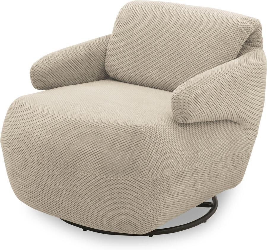 DOMO collection Fauteuil 700015 met verstelbare rugleuning en draaifunctie