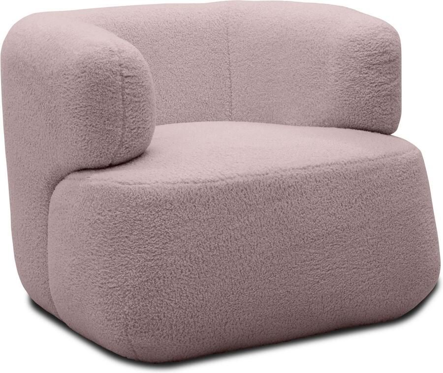 DOMO collection Fauteuil 800012 ontwerpstoel comfortabel en elegant organische vormtaal