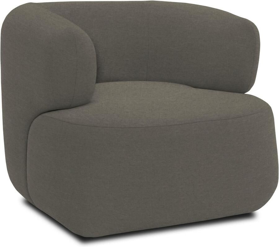 DOMO collection Fauteuil 800012 ontwerpstoel comfortabel en elegant organische vormtaal