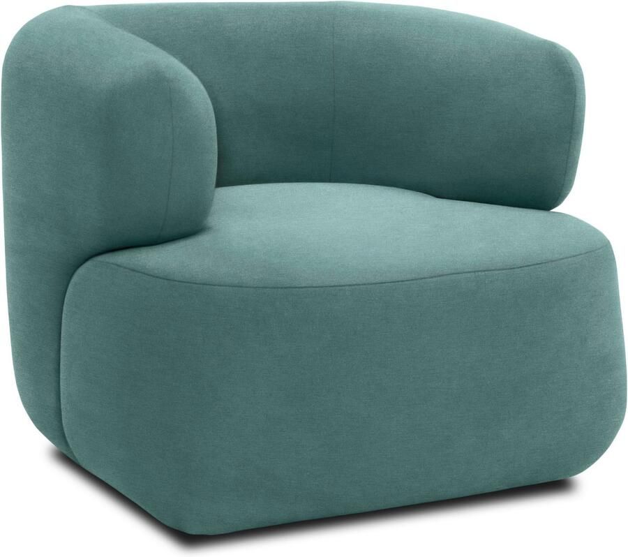 DOMO collection Fauteuil 800012 ontwerpstoel comfortabel en elegant organische vormtaal