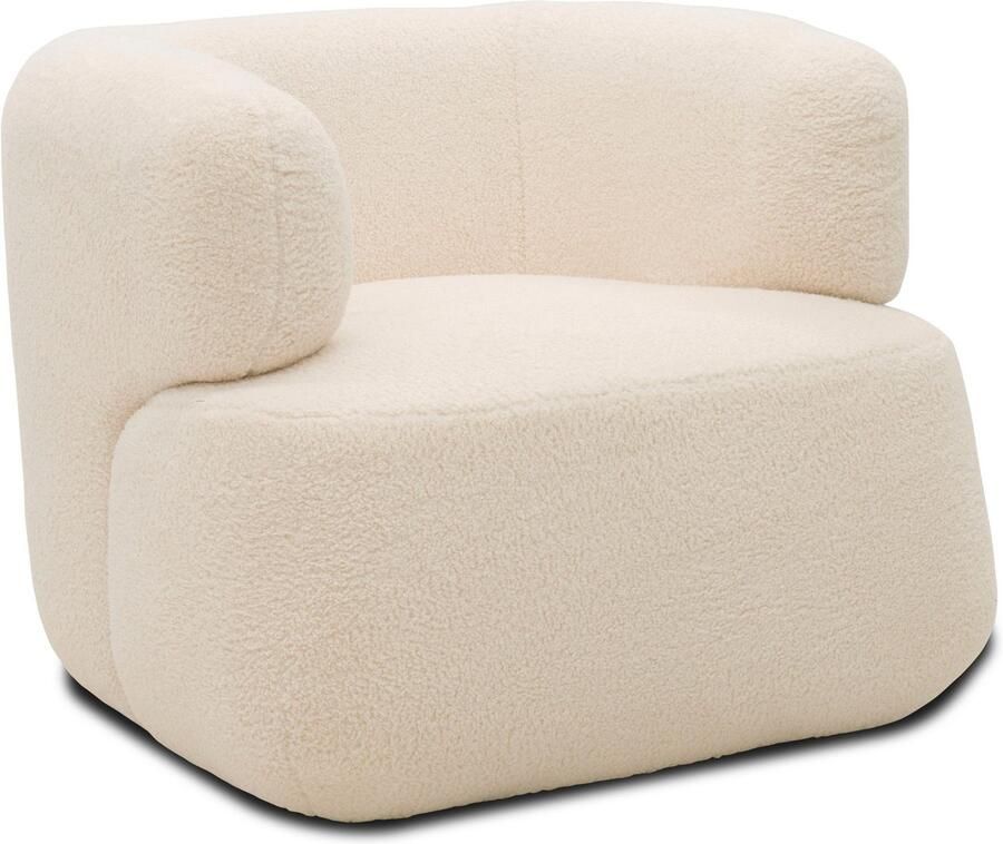 DOMO collection Fauteuil 800012 ontwerpstoel comfortabel en elegant organische vormtaal