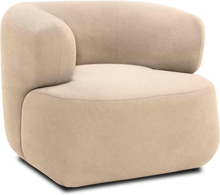 DOMO collection Fauteuil 800012 ontwerpstoel comfortabel en elegant organische vormtaal