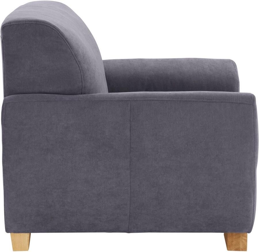 DOMO collection Fauteuil Incanto kubistische vormentaal comfortabel platte armleuningen