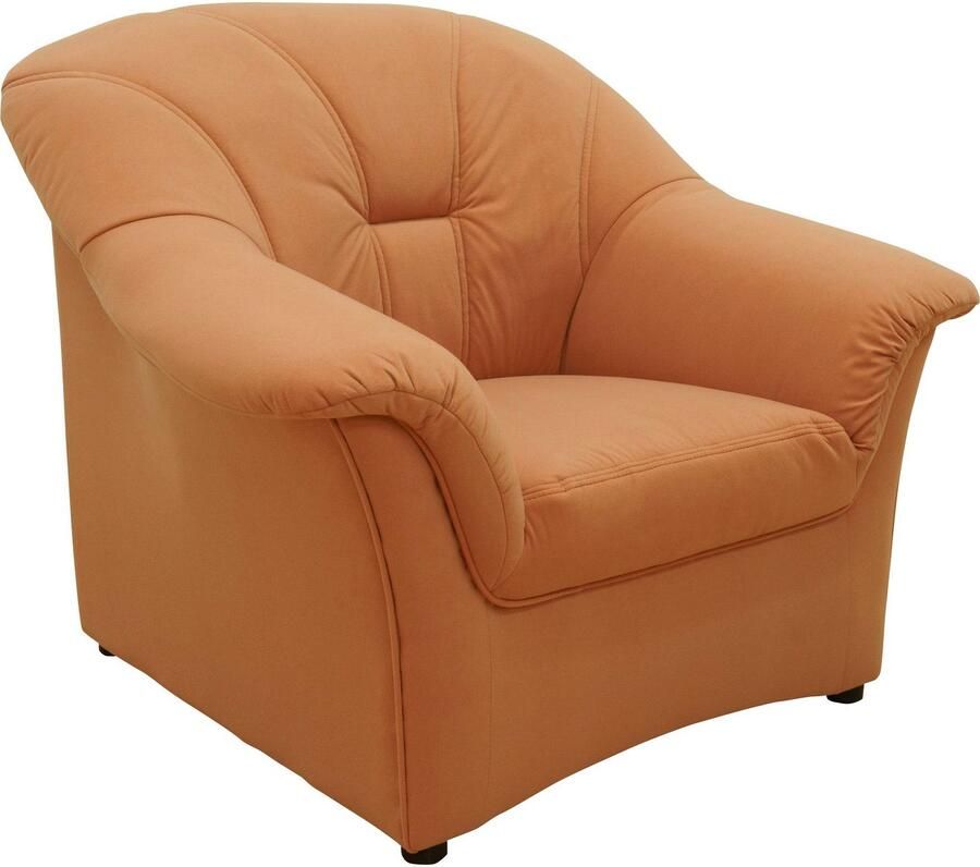 DOMO collection Fauteuil Papenburg tijdloze rugstikking elegante armleuning (set)