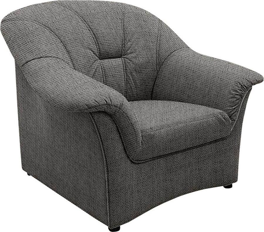 DOMO collection Fauteuil Papenburg tijdloze rugstikking elegante armleuning (set)