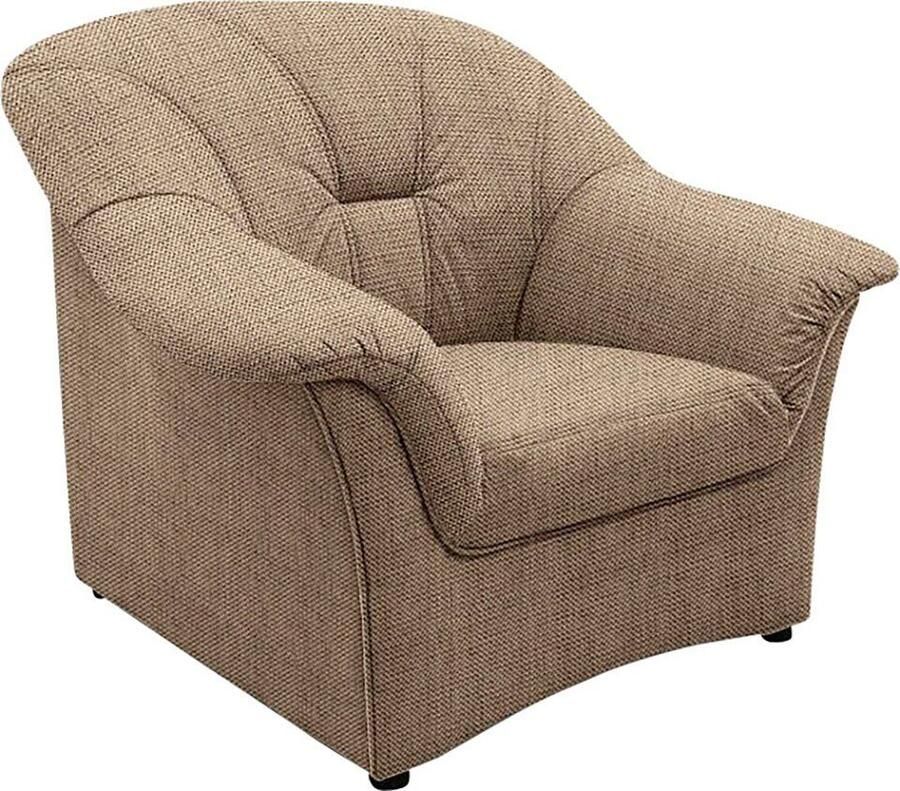 DOMO collection Fauteuil Papenburg tijdloze rugstikking elegante armleuning (set)