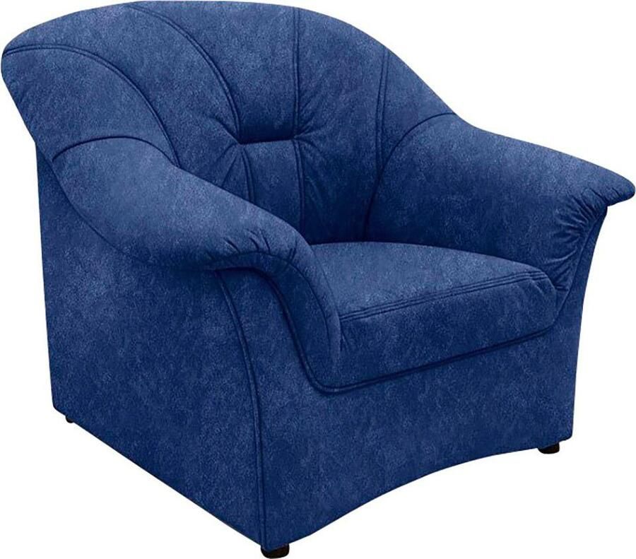 DOMO collection Fauteuil Papenburg tijdloze rugstikking elegante armleuning (set)