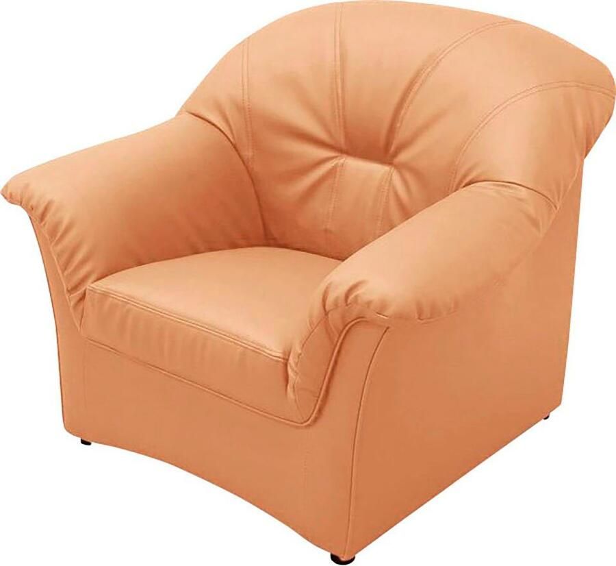 DOMO collection Fauteuil Papenburg tijdloze rugstikking elegante armleuning (set)