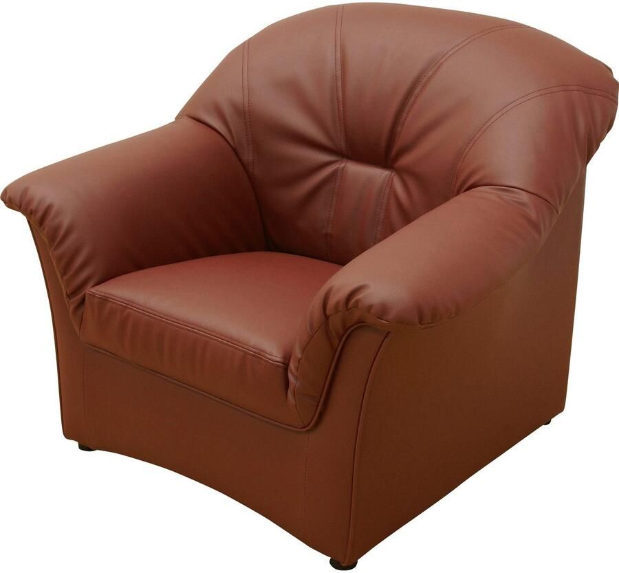 DOMO collection Fauteuil Papenburg tijdloze rugstikking elegante armleuning (set)