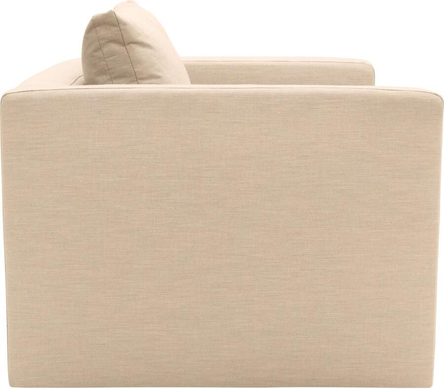DOMO collection Fauteuil Solskin individueel uitbreidbaar voor tuin terras balkon Mooi gevormd met losse zit- en rugkussen speciaal voor buiten