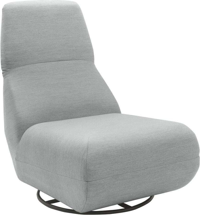 DOMO collection Fauteuil Sonner optioneel met draaifunctie 360 graden draaibaar rug op te richten draaistoel