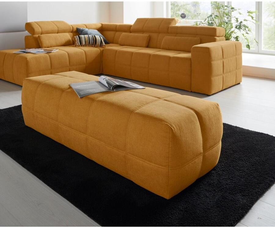 DOMO collection Hocker BRANDON grote uitvoering passend bij 'brandon' ook in cord