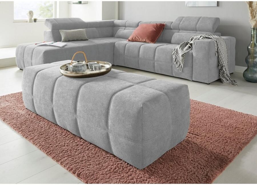 DOMO collection Hocker BRANDON grote uitvoering passend bij 'brandon' ook in cord