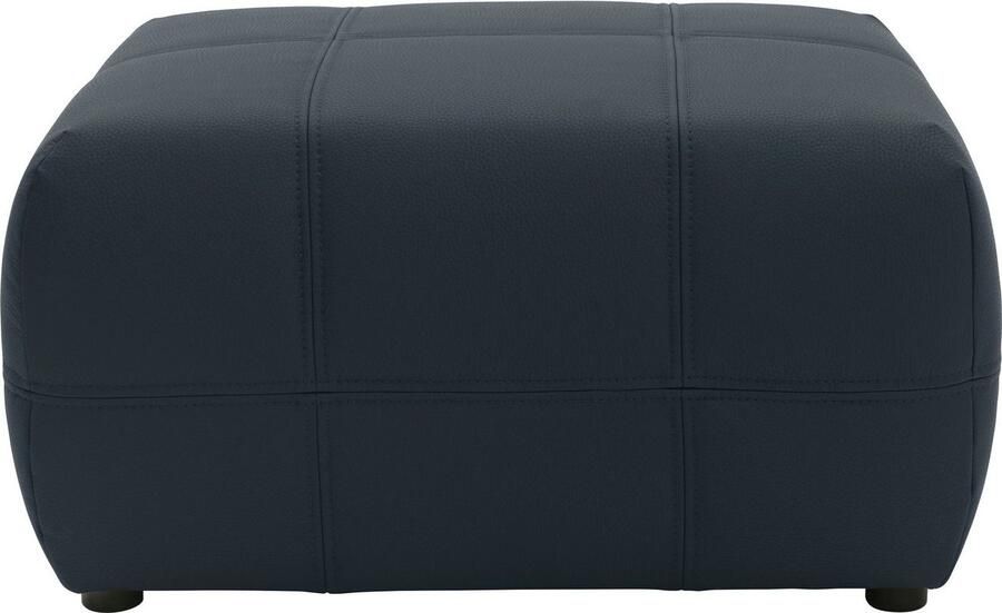 DOMO collection Hocker BRANDON kleine uitvoering passend bij 'brandon' van leer en luxe-imitatieleer