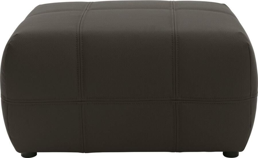 DOMO collection Hocker BRANDON kleine uitvoering passend bij 'brandon' van leer en luxe-imitatieleer