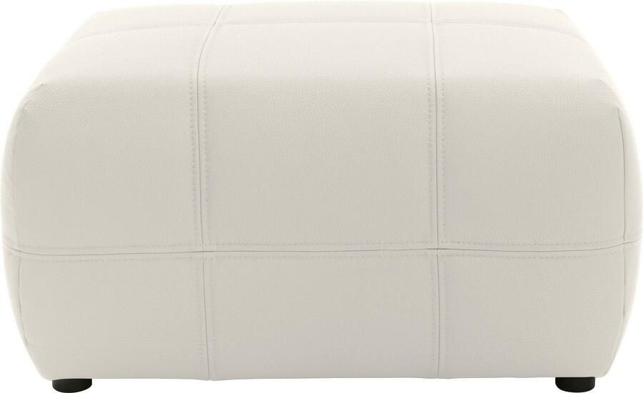 DOMO collection Hocker BRANDON kleine uitvoering passend bij 'brandon' van leer en luxe-imitatieleer