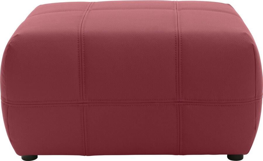 DOMO collection Hocker BRANDON kleine uitvoering passend bij 'brandon' van leer en luxe-imitatieleer