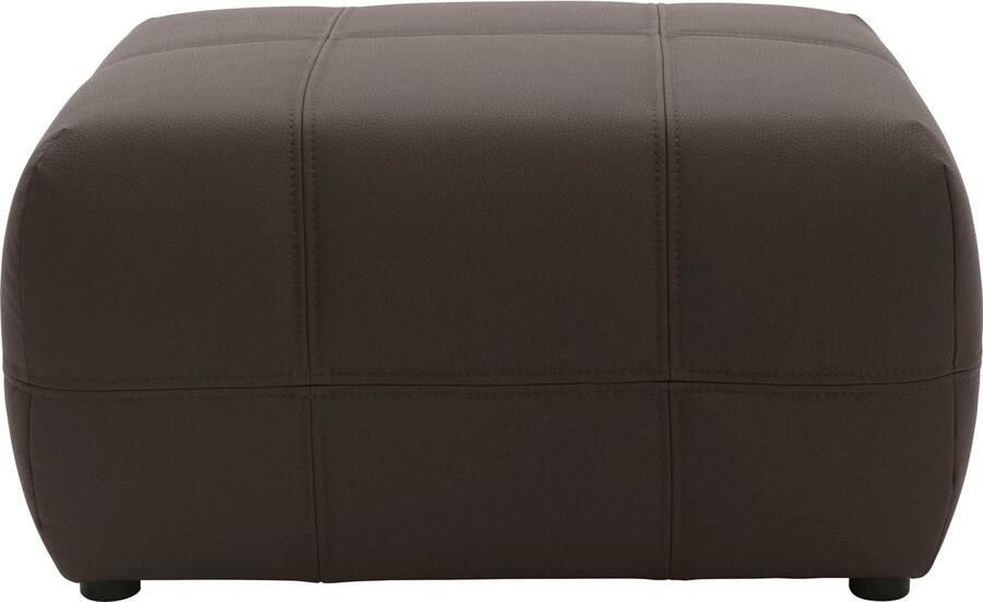 DOMO collection Hocker BRANDON kleine uitvoering passend bij 'brandon' van leer en luxe-imitatieleer