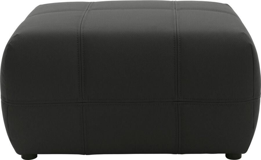 DOMO collection Hocker BRANDON kleine uitvoering passend bij 'brandon' van leer en luxe-imitatieleer