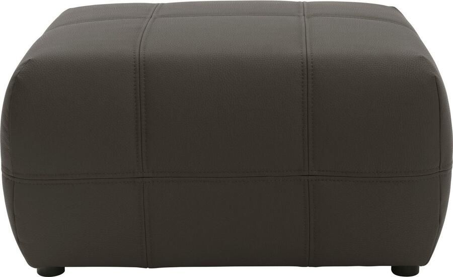 DOMO collection Hocker BRANDON kleine uitvoering passend bij 'brandon' van leer en luxe-imitatieleer