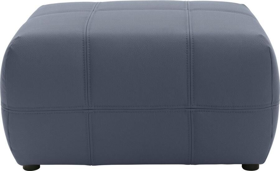 DOMO collection Hocker BRANDON kleine uitvoering passend bij 'brandon' van leer en luxe-imitatieleer