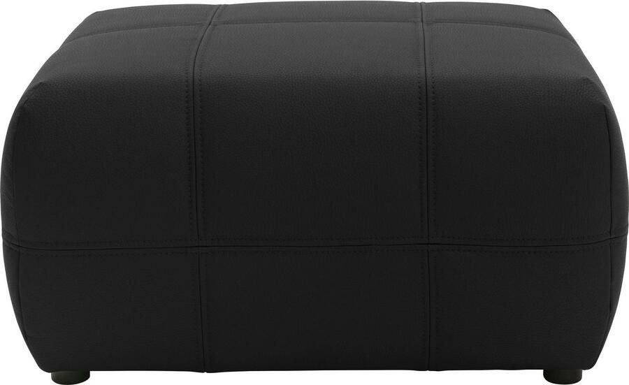 DOMO collection Hocker BRANDON kleine uitvoering passend bij 'brandon' van leer en luxe-imitatieleer