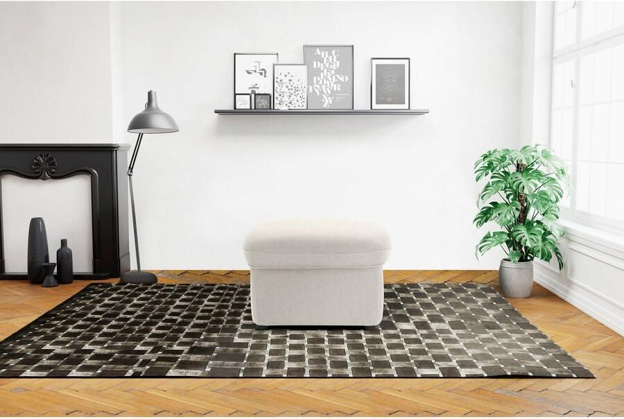 DOMO collection Hocker Faenza DOMO collectie voetenbank poef in zeer veel verschillende kleuren