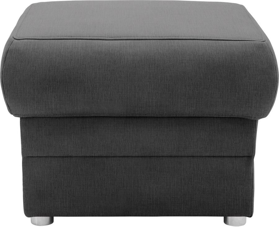 DOMO collection Hocker Pina compact en comfortabel Bijpassende voetenbank poef bij de serie