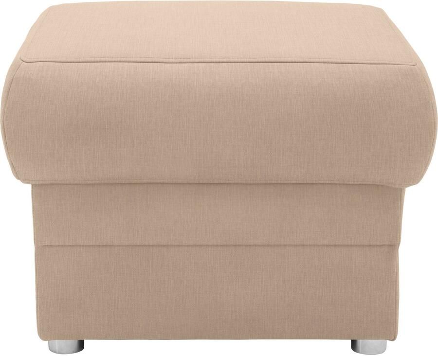 DOMO collection Hocker Pina compact en comfortabel Bijpassende voetenbank poef bij de serie