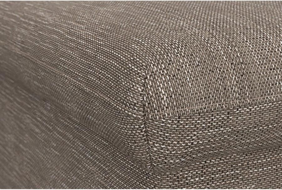 DOMO collection Hocker Topmatras met golfvering op kunststof glijders