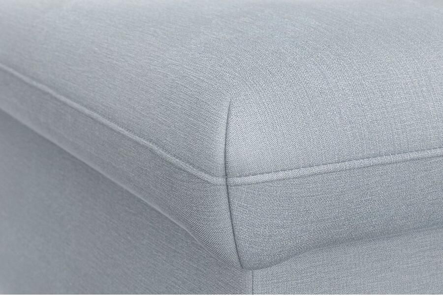 DOMO collection Hocker Topmatras met golfvering op kunststof glijders