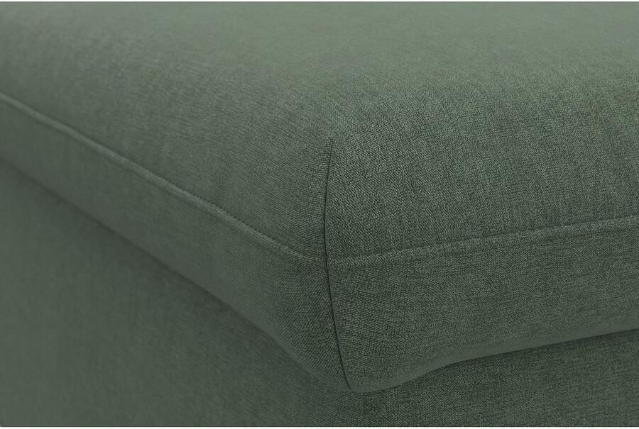 DOMO collection Hocker Topmatras met golfvering op kunststof glijders