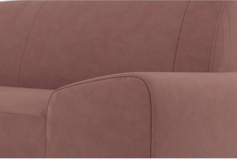 DOMO collection Hoekbank Anzio L-vorm met bedfunctie bonnellvering hoogwaardig breedte 271 cm