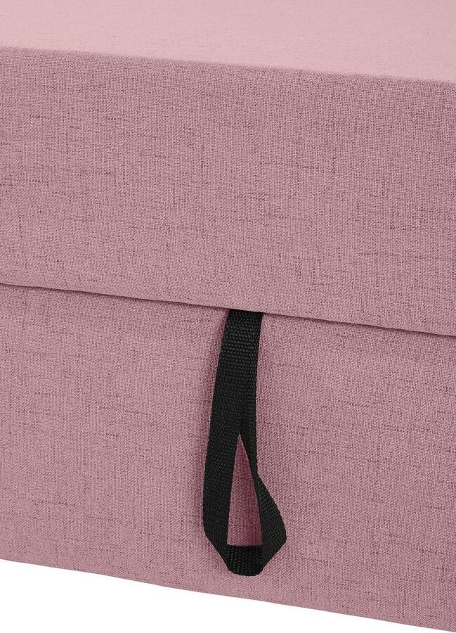 DOMO collection Hoekbank Bero elegant en tijdloos platte armleuningen L-vorm