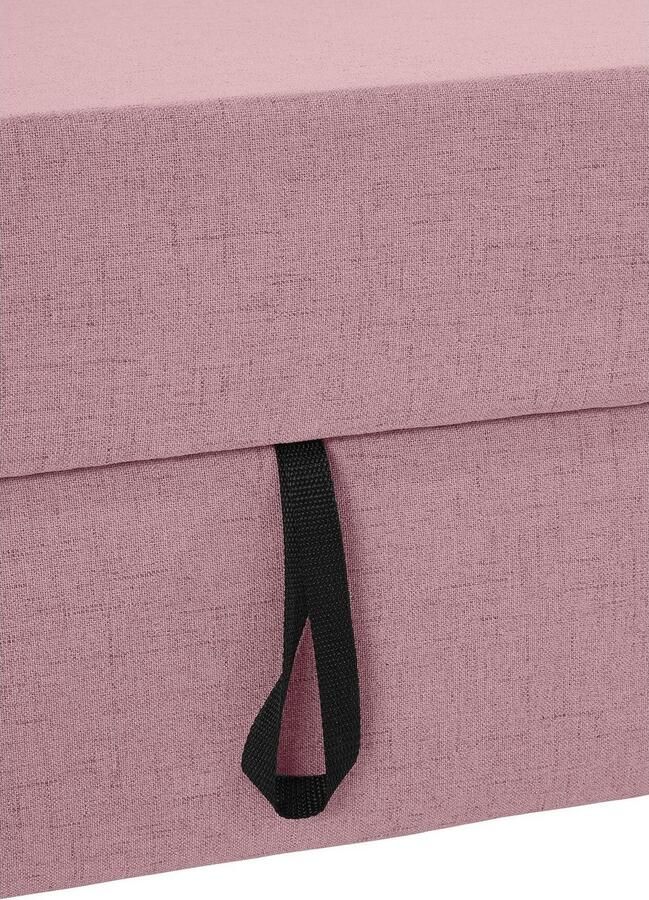 DOMO collection Hoekbank Bero elegant en tijdloos platte armleuningen L-vorm