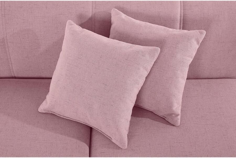 DOMO collection Hoekbank Bero elegant en tijdloos platte armleuningen L-vorm