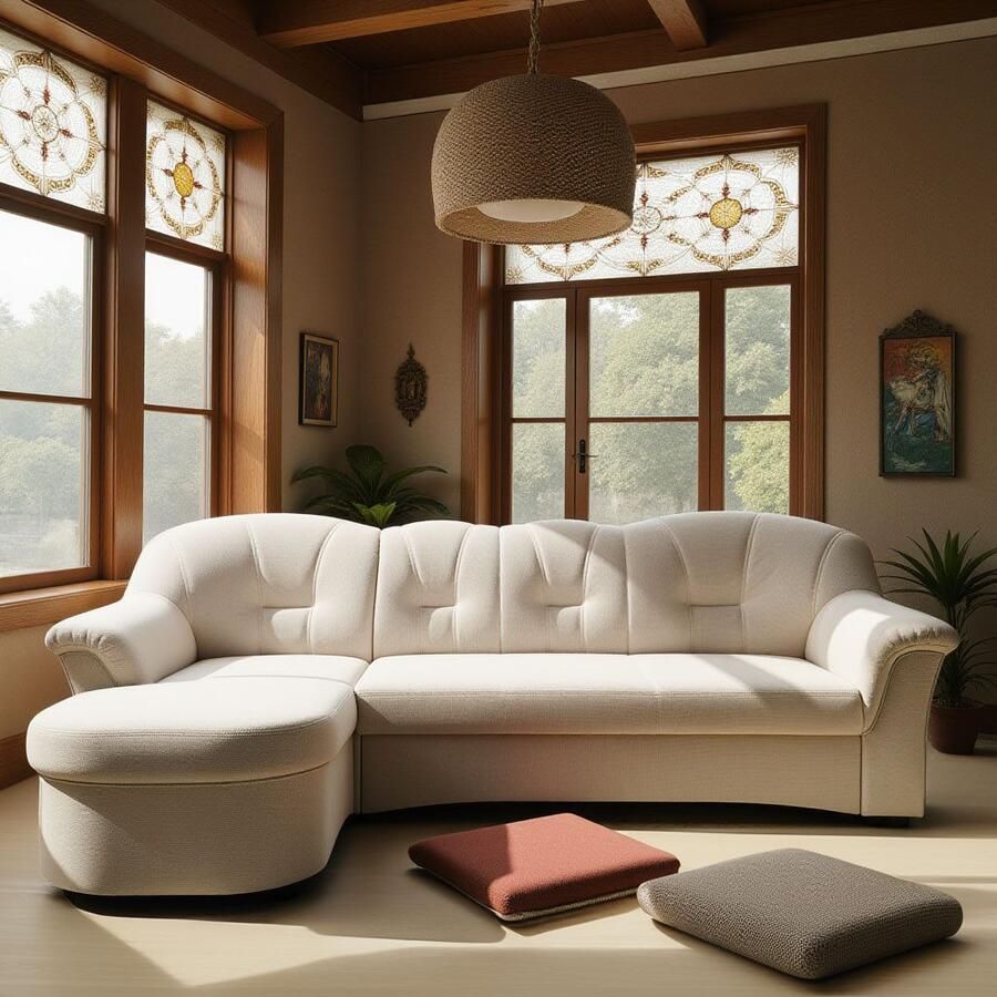 DOMO collection Hoekbank Flores slaapbank B D H: 233 142 86 cm L-vorm naar keuze met slaapfunctie naar keuze met binnenvering ook in leer