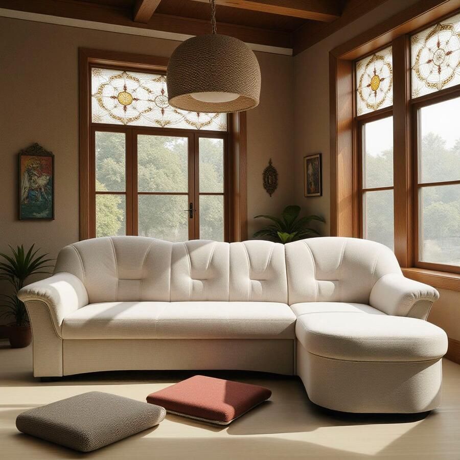 DOMO collection Hoekbank Flores slaapbank B D H: 233 142 86 cm L-vorm naar keuze met slaapfunctie naar keuze met binnenvering ook in leer