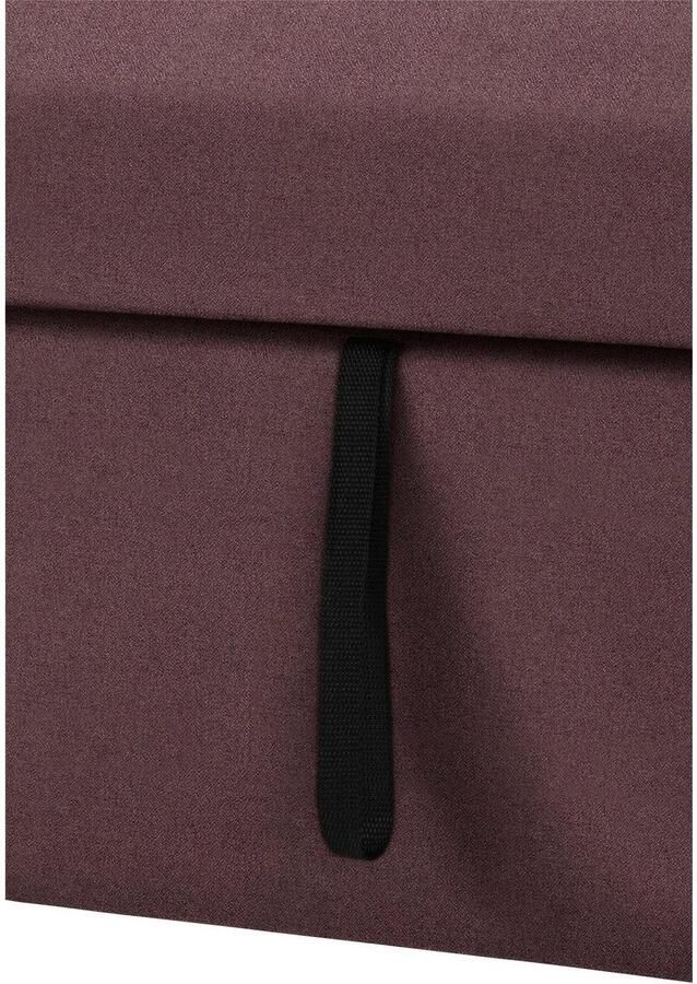 DOMO collection Hoekbank Lagoa moderne zittingstikking comfortabel en comfortabel L-Vorm naar keuze met slaapfunctie vrij plaatsbaar grote veelvoud aan kleuren