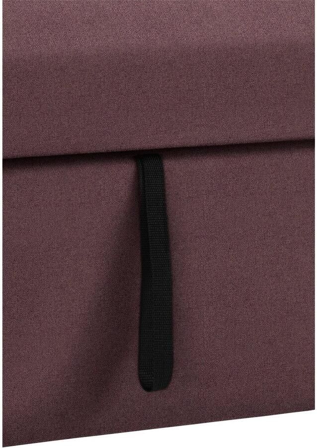 DOMO collection Hoekbank Lagoa moderne zittingstikking comfortabel en comfortabel L-Vorm naar keuze met slaapfunctie vrij plaatsbaar grote veelvoud aan kleuren