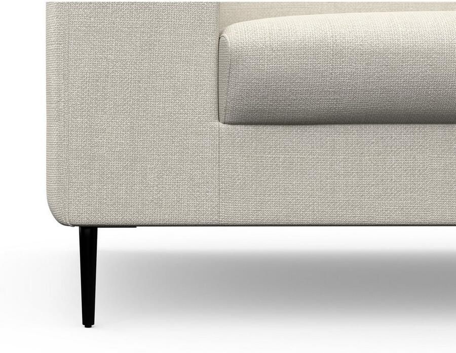 DOMO collection Hoekbank Modica tijdloos en elegant L-vorm moderne uitstraling met extra brede chaise longue ook in corduroy