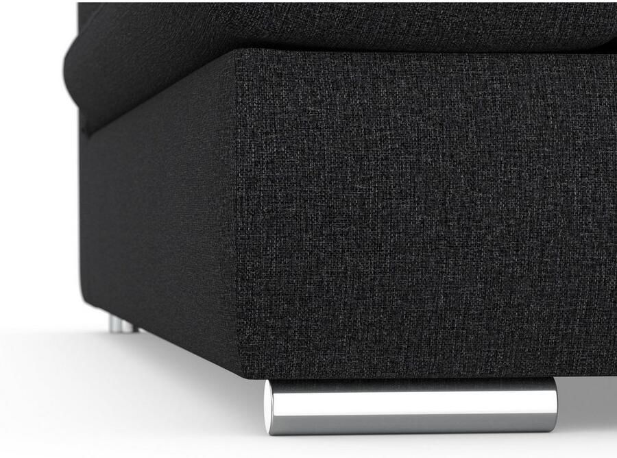 DOMO collection Hoekbank Mona L-vorm optioneel met slaapfunctie