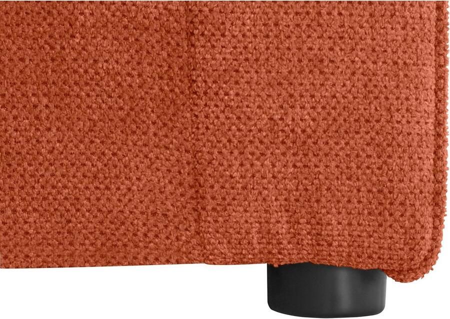 DOMO collection Hoekbank Papenburg B D H: 242 190 84 cm L-vorm naar keuze met slaapfunctie lange zijde links of rechts