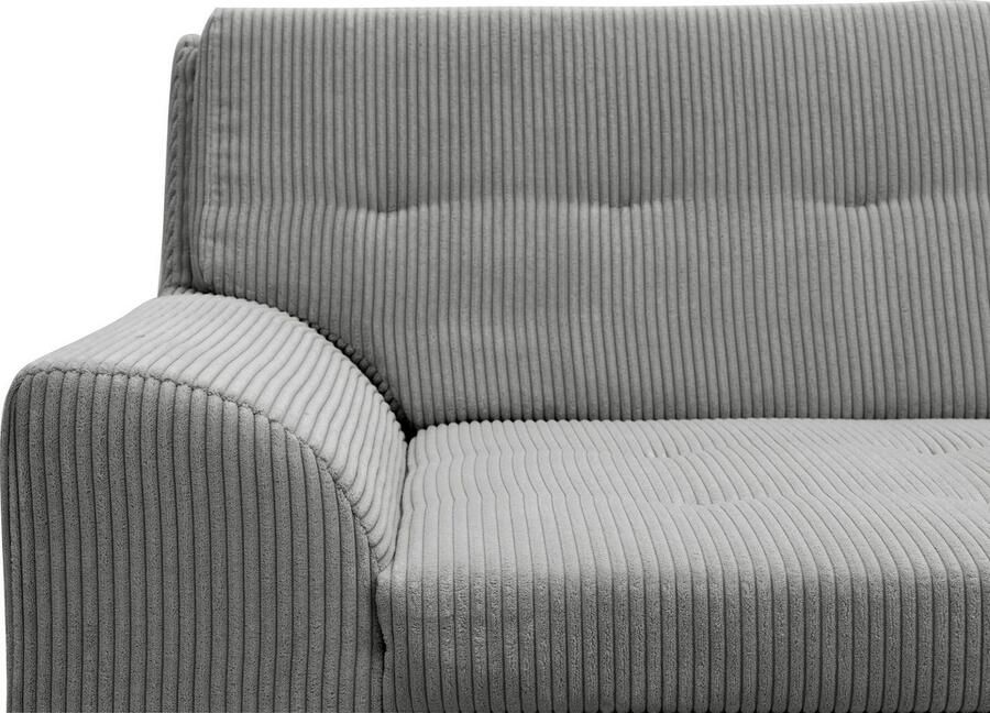 DOMO collection Hoekbank Treviso veel bekledingen ook in cord L-vorm B D H: 267 80 83 cm