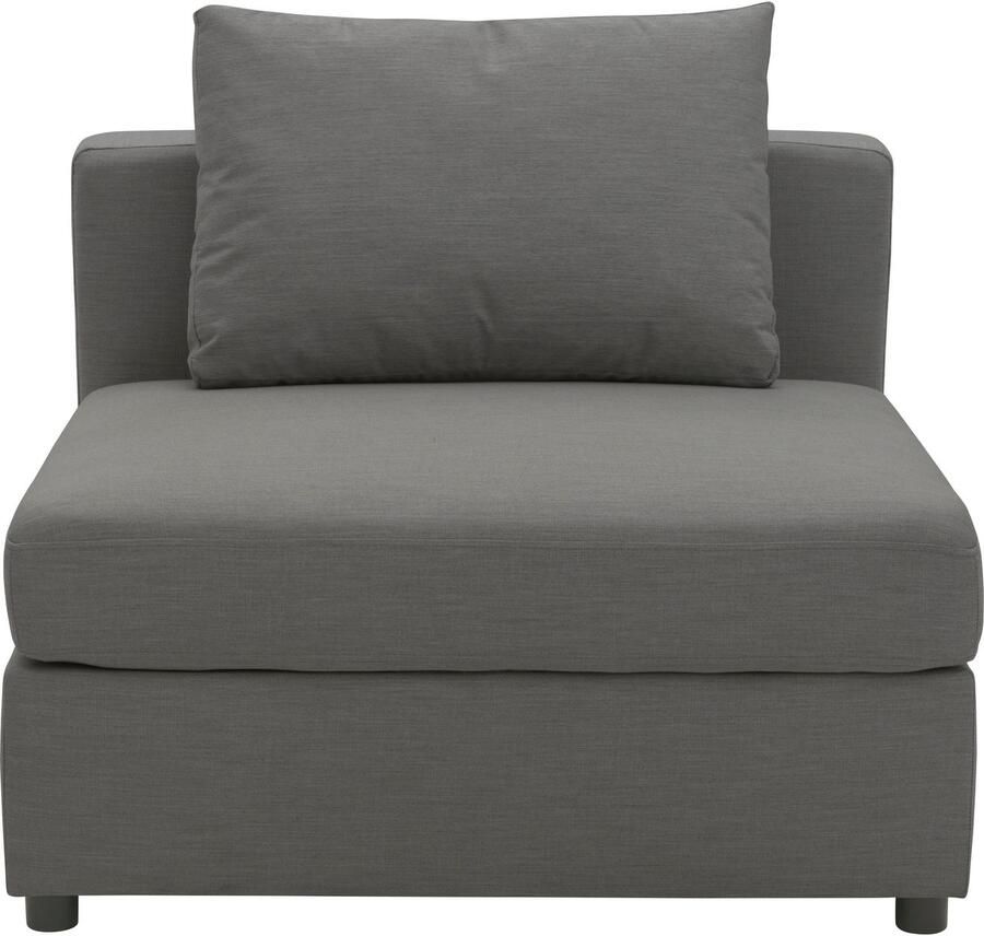 DOMO collection Sofaelement Solskin individueel uitbreidbaar combineerbaar met losse kussens. rug- en zijpanelen als steeksysteem.