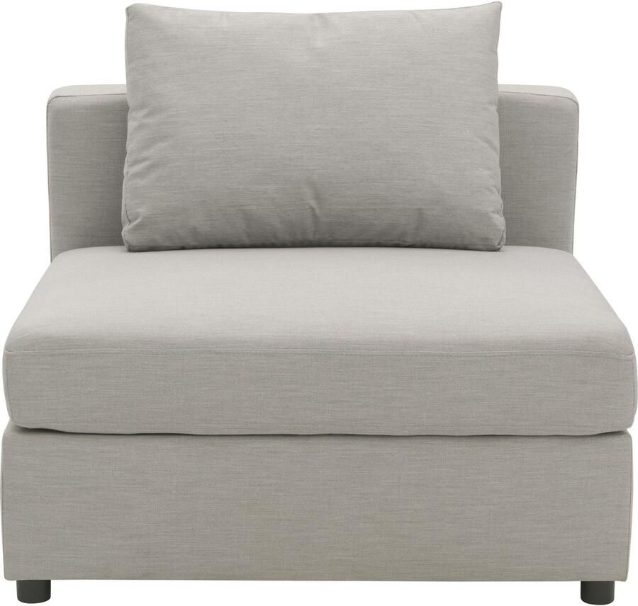 DOMO collection Sofaelement Solskin individueel uitbreidbaar combineerbaar met losse kussens. rug- en zijpanelen als steeksysteem.