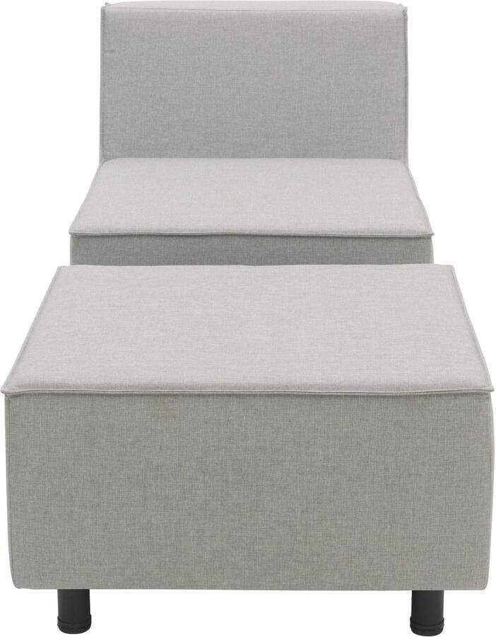 DOMO collection Sofaelement Sonna individueel samen te stellen Enkele elementen voor terras tuin en balkon speciaal voor buiten